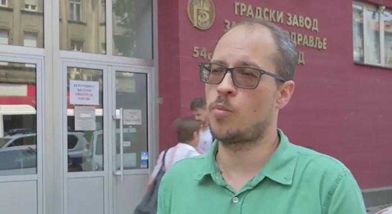 Aljoša Tanasković iz Gradskog zavoda za javno zdravlje