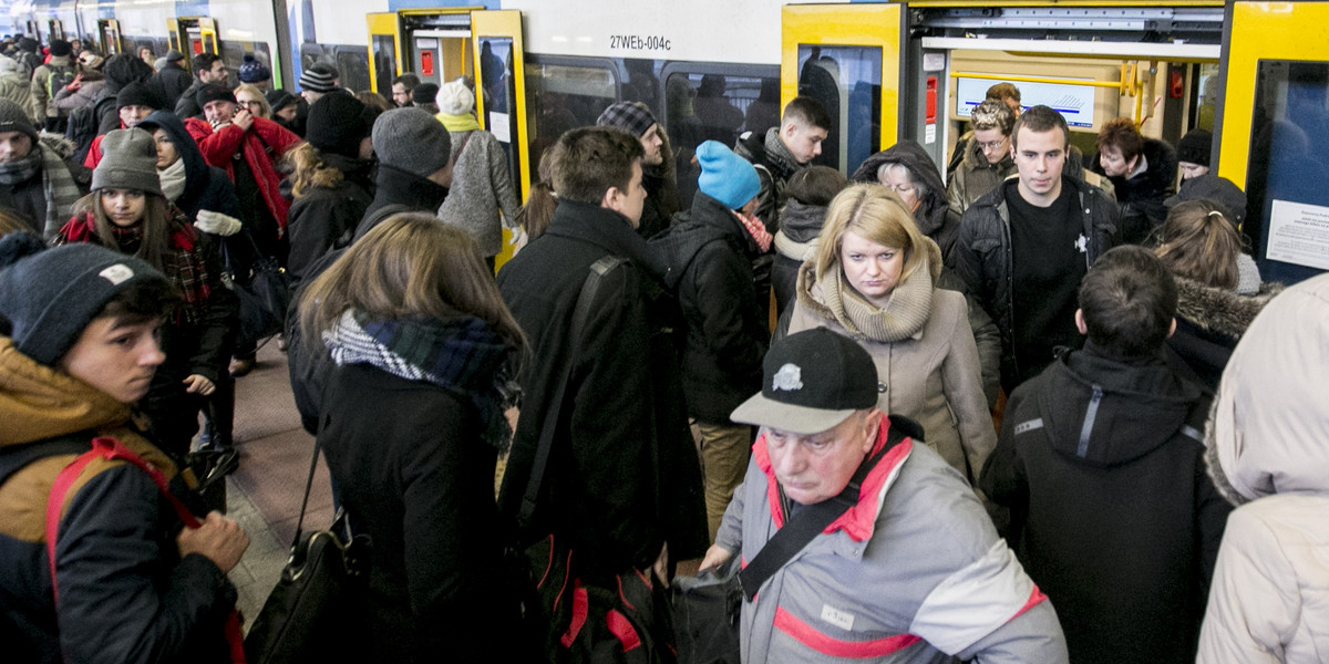 Tłok w pociągach Kolei Śląskich