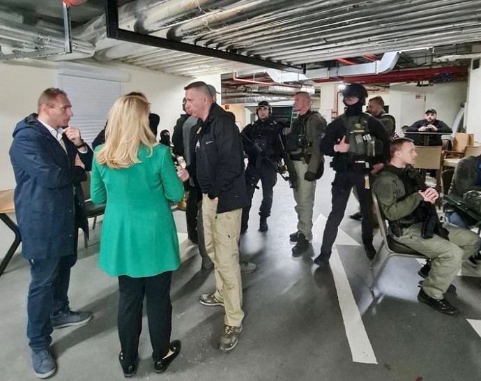 Čaputová zverejnila fotku z krytu.