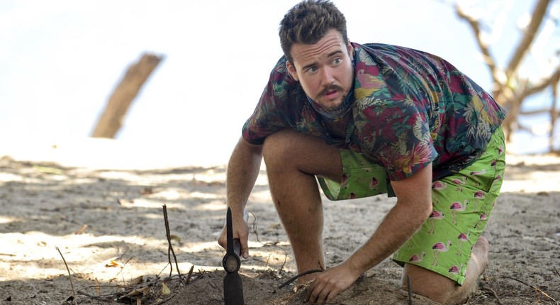 Zeke Smith on Survivor: Gamechangers.