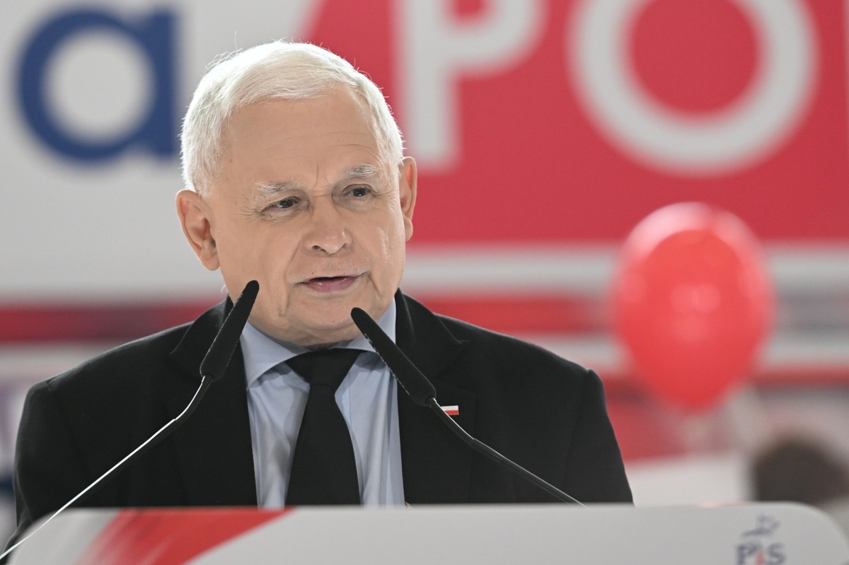 Prezes PiS Jarosław Kaczyński
