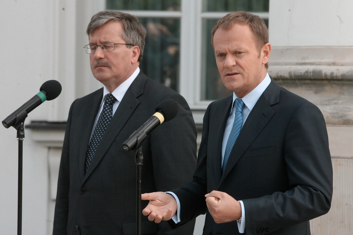 Bronisław Komorowski i Donald Tusk