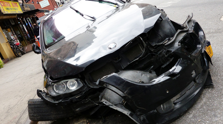 Egy balesetet szenvedett BMW (Képünk illusztráció!) / Fotó: Getty Images