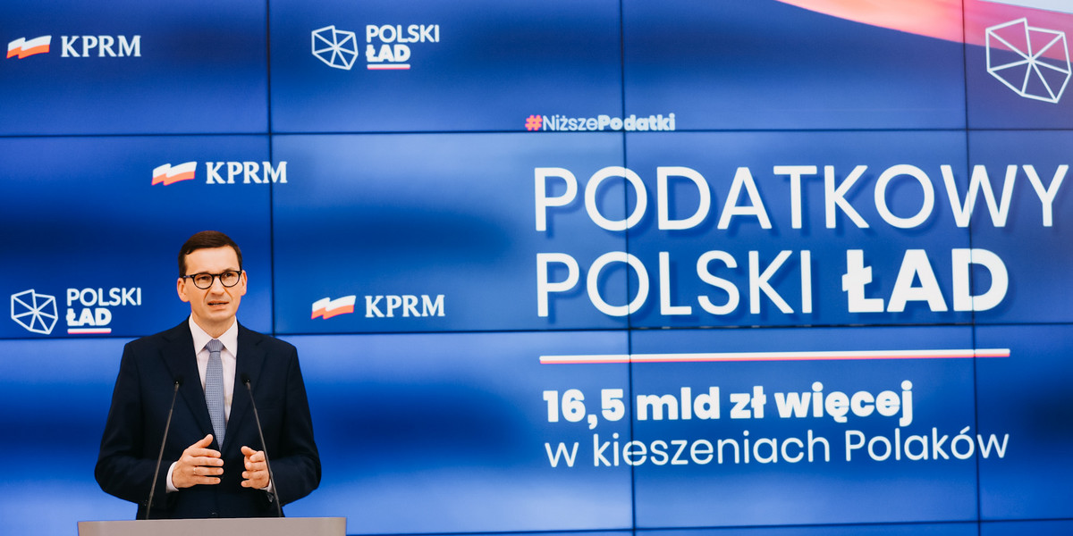 Polski Ład to sztandarowy projekt rządu premiera Mateusza Morawieckiego.