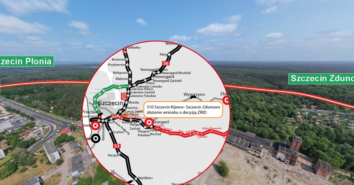 Ekspresowy wjazd do Szczecina. niedługo ruszy budowa ostatniego odcinka S10 na Pomorzu Zachodnim [MAPA]