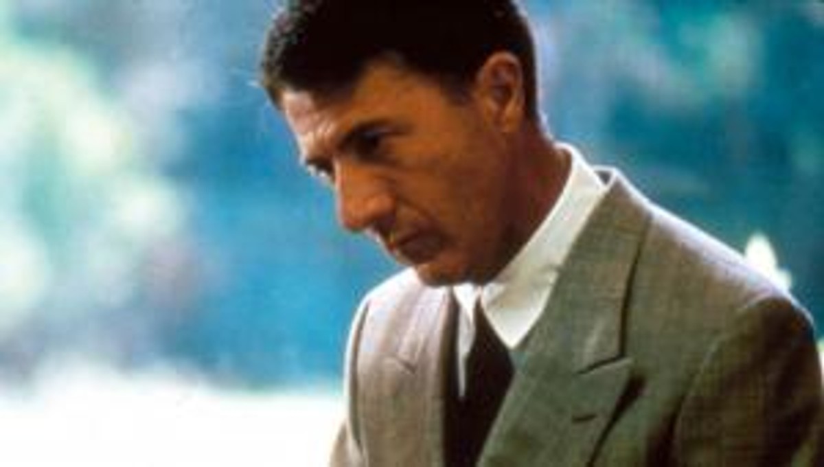 Dustin Hoffman w filmie "Rain Man"