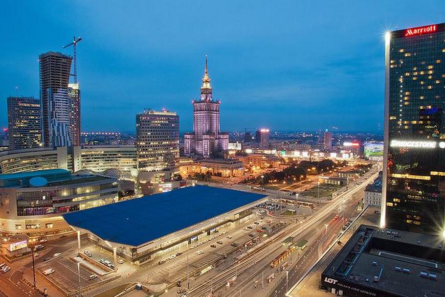 Warszawa panorama stolicy inwestycje pałac kultury