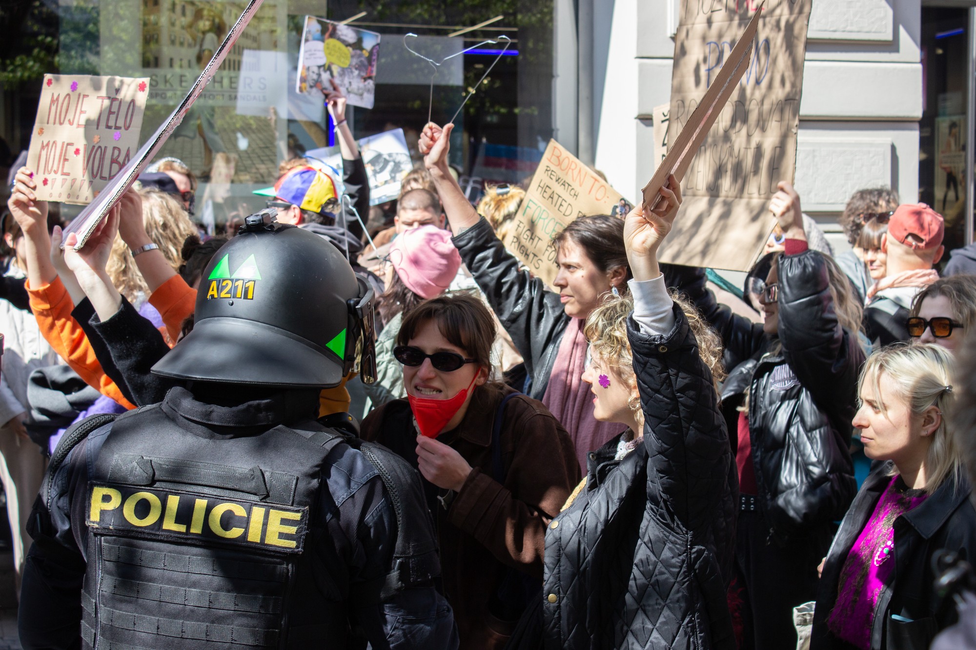 Pochod za život v Prahe.