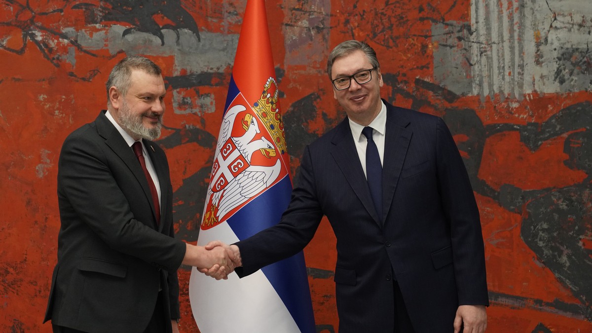 Aleksandar Vučić i Oleksandar Litvinenko