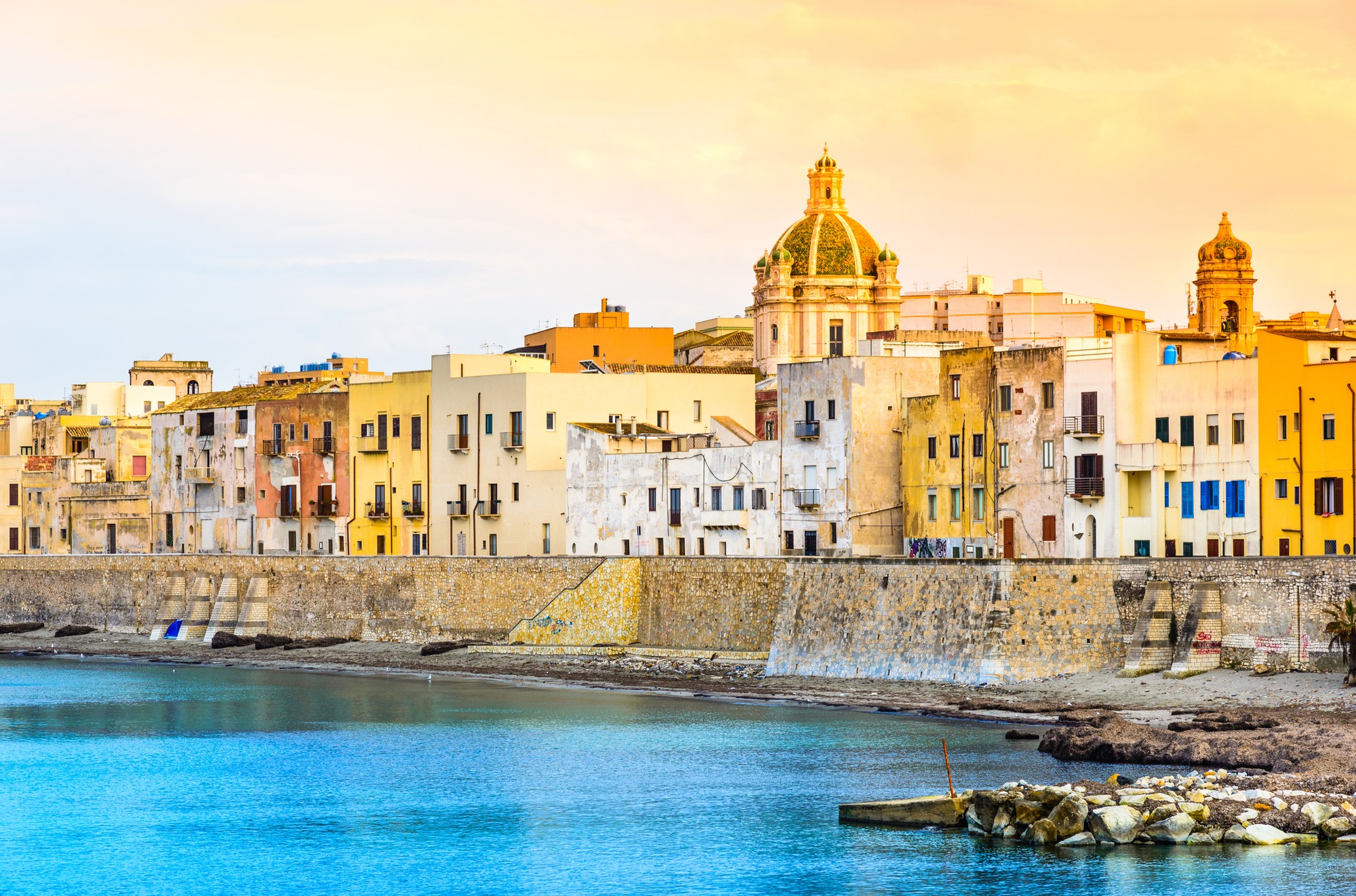 Talianske mesto Trapani.
