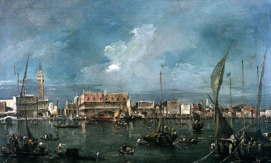 „Wenecja z dorzecza San Marco” Francesco Guardi (Fot. Barney Burstein/Corbis/VCG/Getty Images)