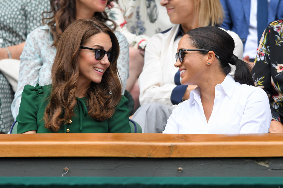 Księżna Kate i księżna Meghan na Wimbledonie