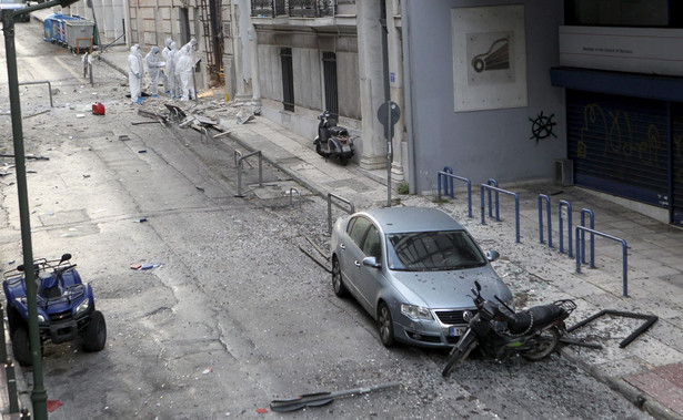 Wybuch bomby w centrum Aten. Policji nie udało się rozbroić ładunku