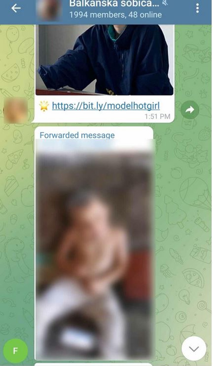 Jeziv snimak deteta kruži u ovoj telegram grupi