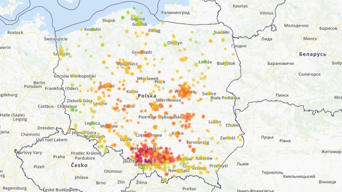 Smog w Polsce - 10 listopada. Stan, jakość i zanieczyszczenie powietrza