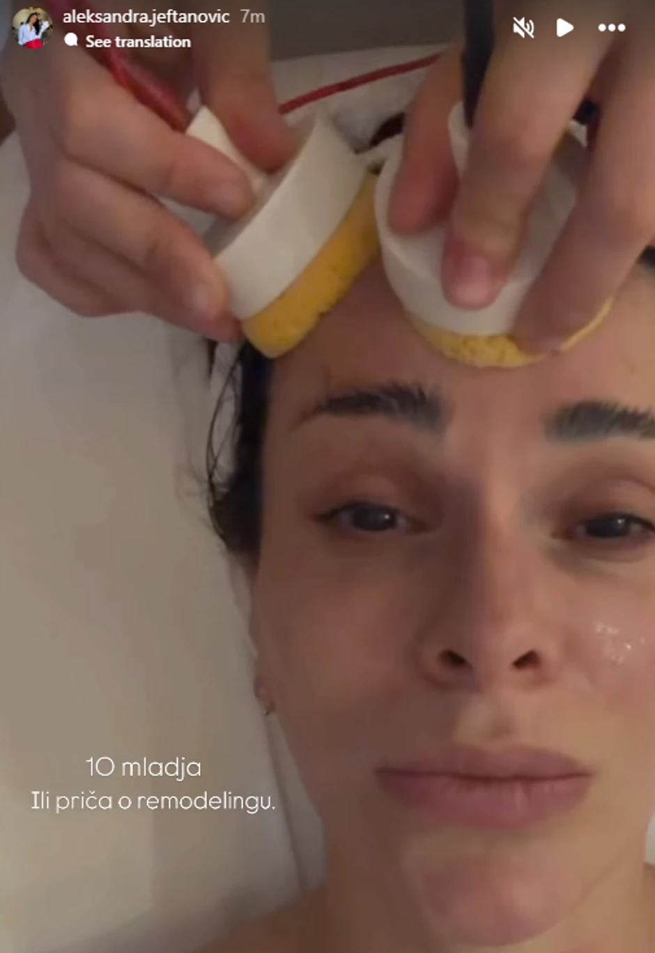 Aleksandra bez trunke šminke