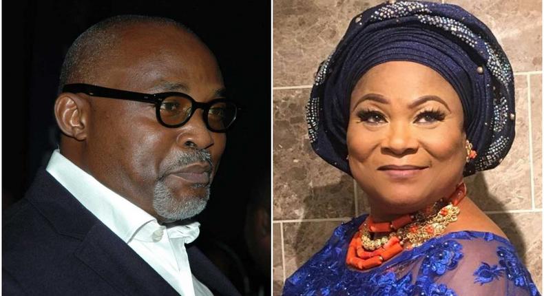 RMD and Sola Sobowale reunite for 'Gold Statue' as onscreen couple, 21 years after 'Diamond Ring' [Nigeriafilms/playground]