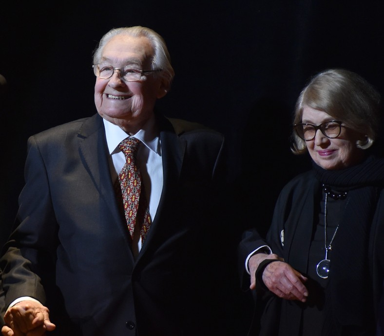 Andrzej Wajda i Krystyna Zachwatowicz