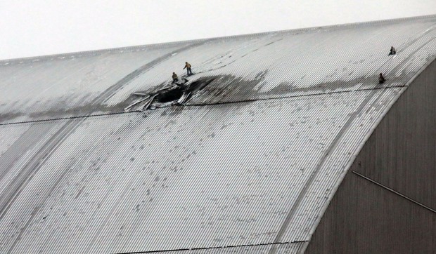 Oštećeni sarkofag u Černobilju