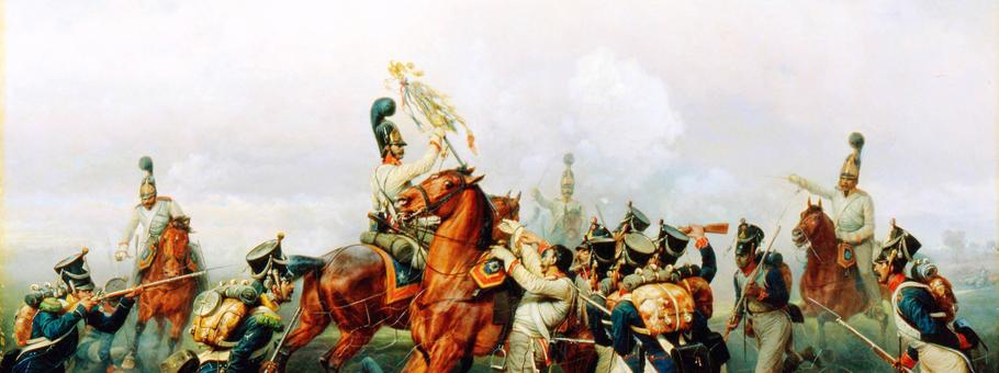 The Exploit of the Mounted regiment in the Battle of Austerlitz', 1884.