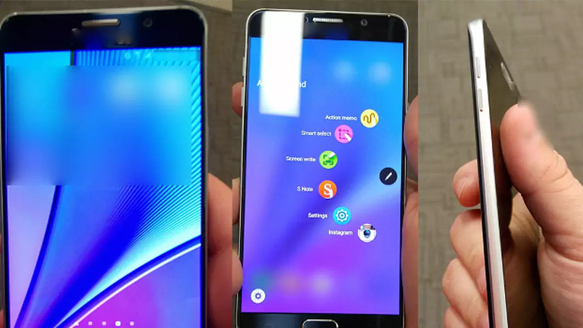 Galaxy Note 5 bez wymienialnej baterii i czytnika kart microSD