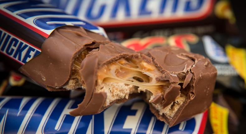 snickers bars