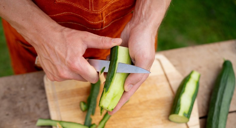 You don't always need to peel the skin off fruits and vegetables.Halfpoint/Shutterstock