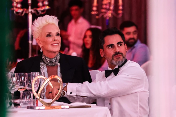 Brigit Nilsen sa suprugom Matijom