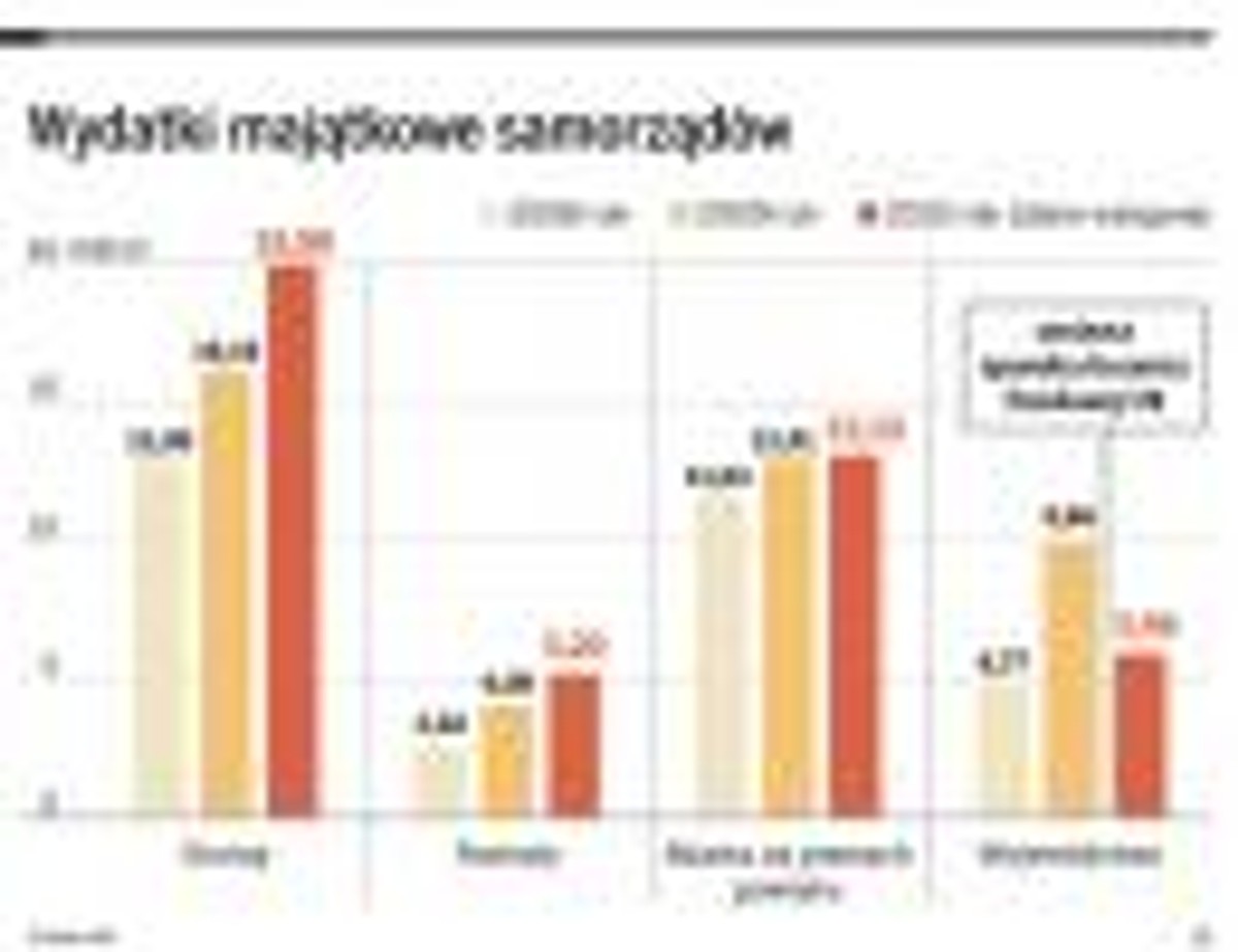 Wydatki majątkowe samorządów