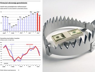 Koszty w firmach rosną szybciej niż przychody
