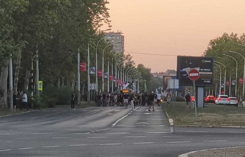 novi beograd protest blokada