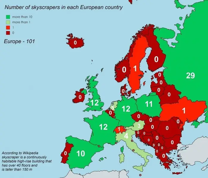 Lista wieżowców w Europie