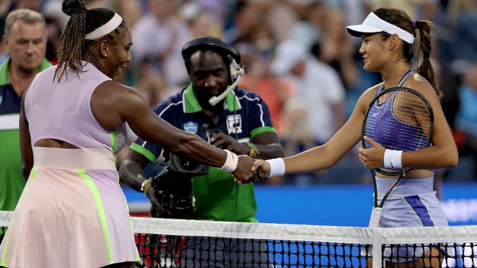 Serena Williams i Emma Raducanu w Ohio