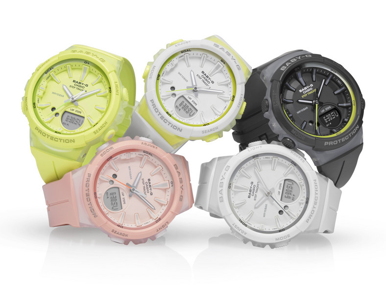 Delikatniejszy stylistycznie, bardziej kolorowy, ale wciąż bardzo odporny - taki powinien być zegarek z serii Baby-G 