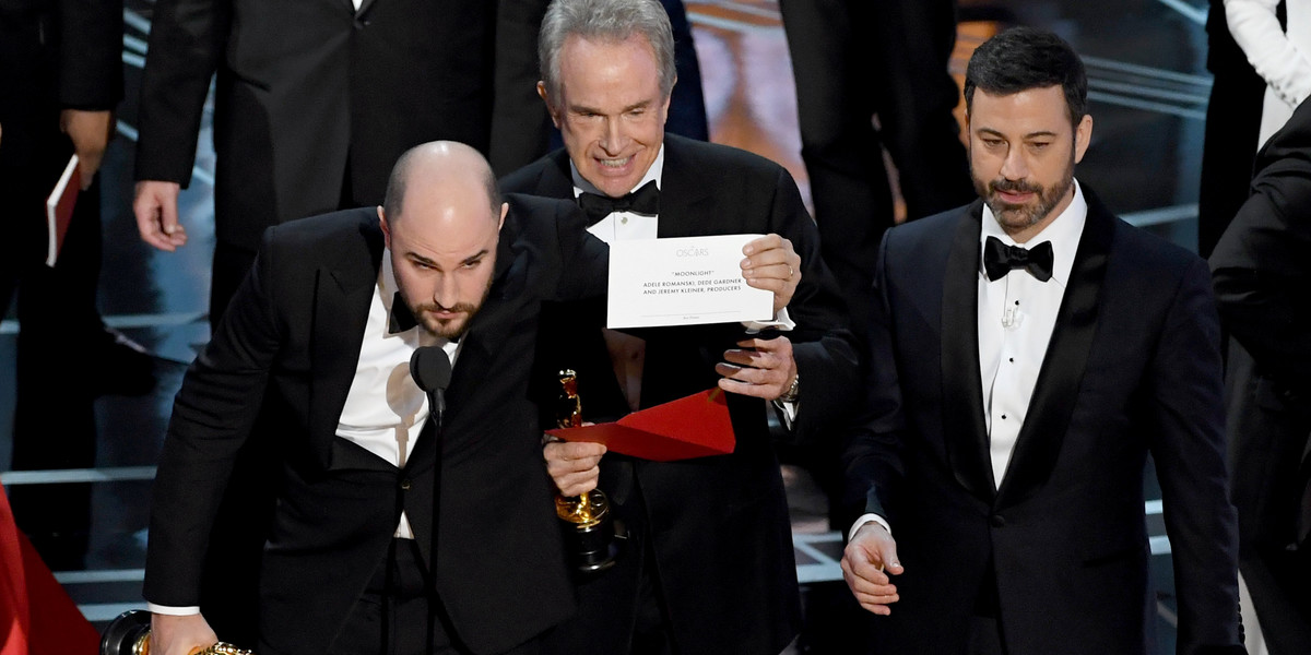 Producent "La La Land" odczytuje "Moonlight" jako prawowitego zwycięzcę w kategorii "Najlepszy film"