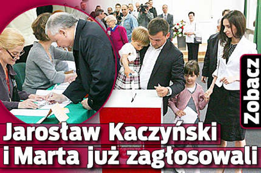 Jarosław Kaczyński i Marta już zagłosowali. Gdzie?