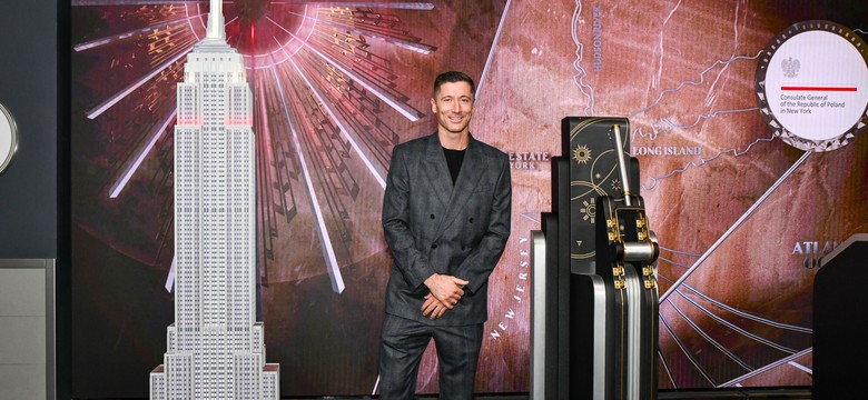 Robert Lewandowski zapisał się w historii Polski. Z okazji Święta Niepodległości rozświetlił Empire State Building