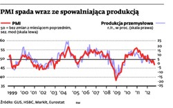 Duży spadek PMI – przemysł w dołku