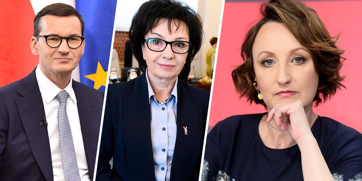 Agnieszka Burzyńska, publicystka Faktu, podsumowuje ostatnie przedsięwzięcia premiera Mateusza Morawieckiego i marszałek Sejmu Elżbiety Witek