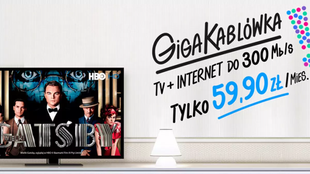 GigaKablówka od Netii - krótki test telewizji z internetem 300 Mb/s