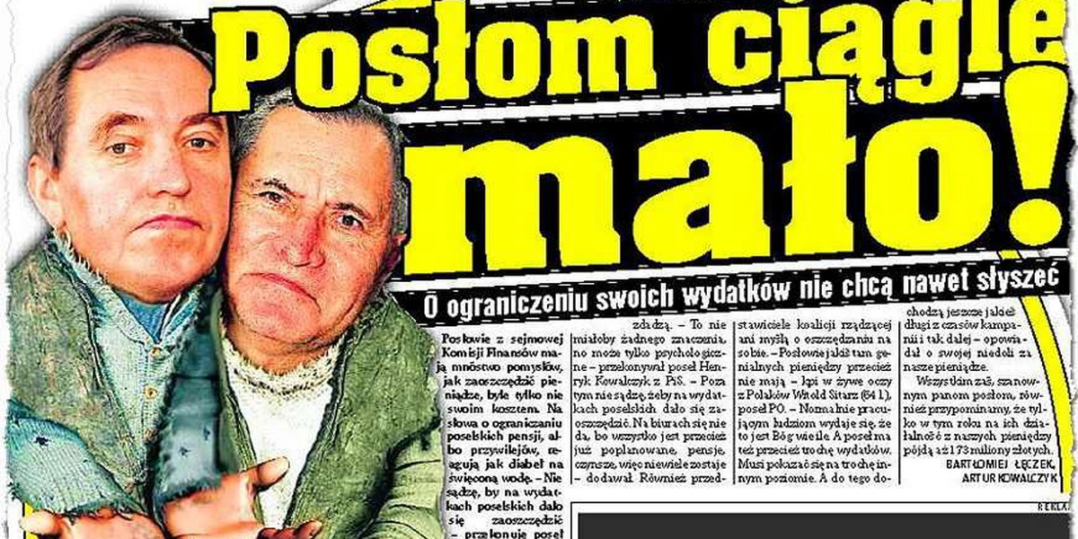 Posłom ciągle mało