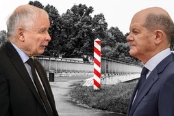 Jarosław Kaczyński i Ofal Scholz