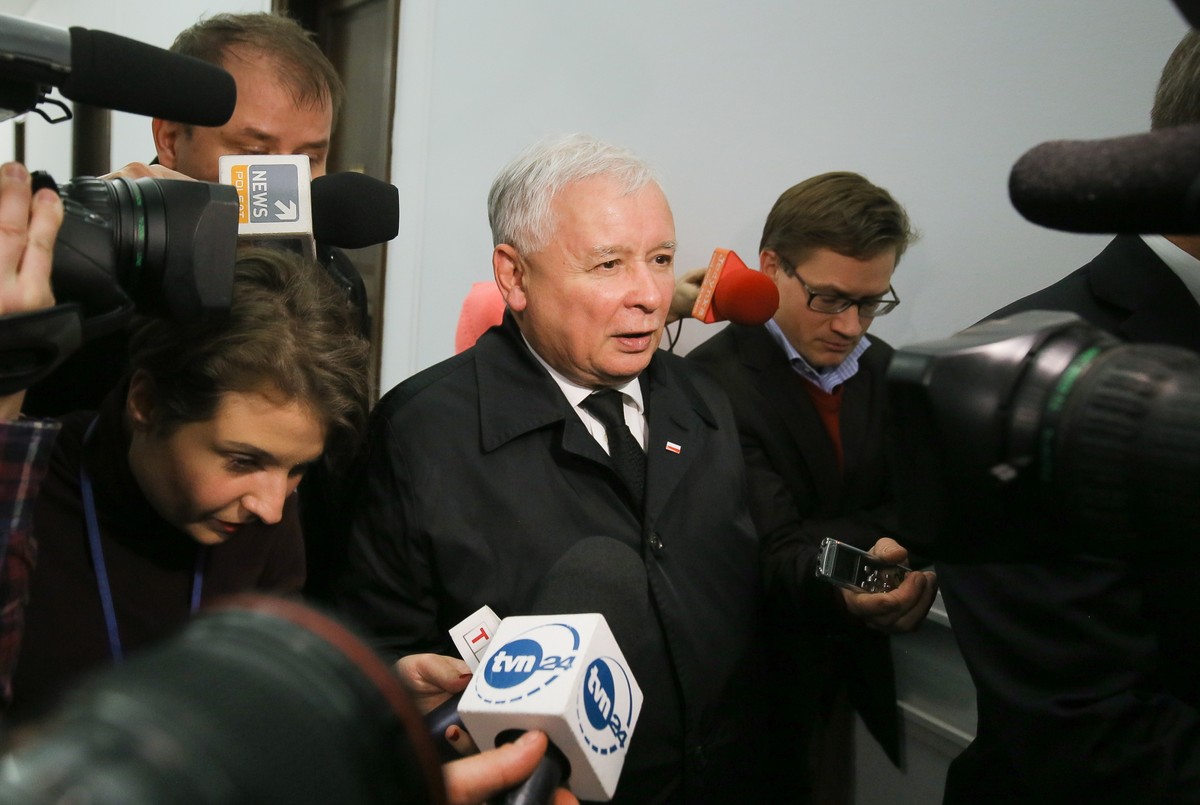 Prezes PiS Jarosław Kaczyński