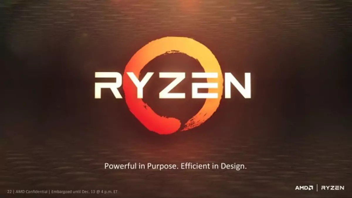 AMD Ryzen – nadchodzi nowa generacja procesorów dla oszczędniejszych graczy