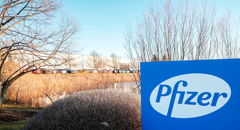 The Pfizer facility in Pleasant Prairie, Wisconsin.Kamil Krzaczynski/AFP via Getty Images