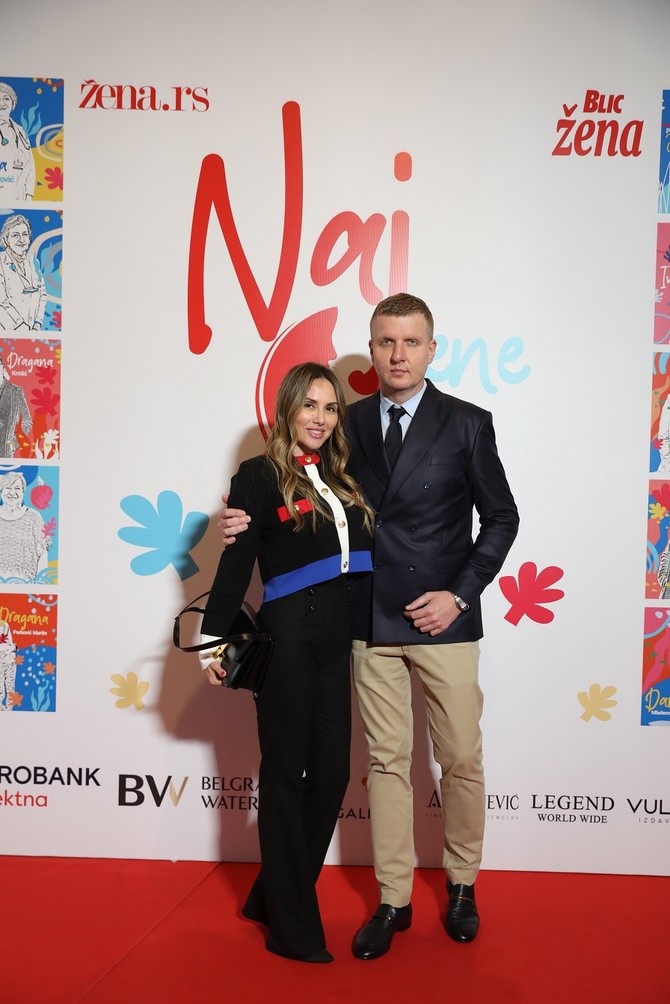 Ivana Lukić direktorka marketinga Belgrade Waterfront i Sreten Radović, direktor izdavaštva kompanije Ringier Srbija