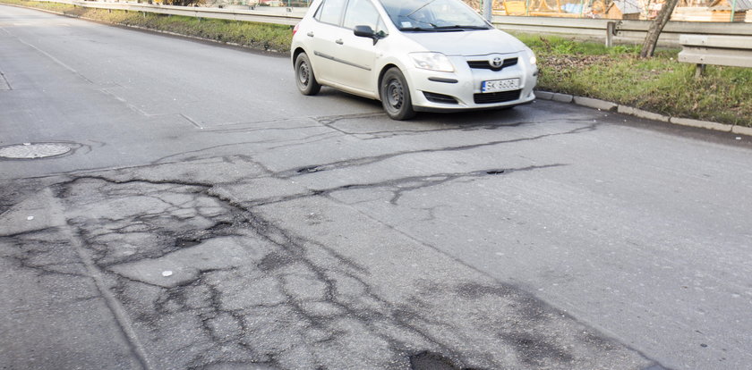 Dziurawe drogi w Mysłowicach