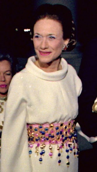 Wallis, księżna Windsoru w 1970 roku - domena publiczna