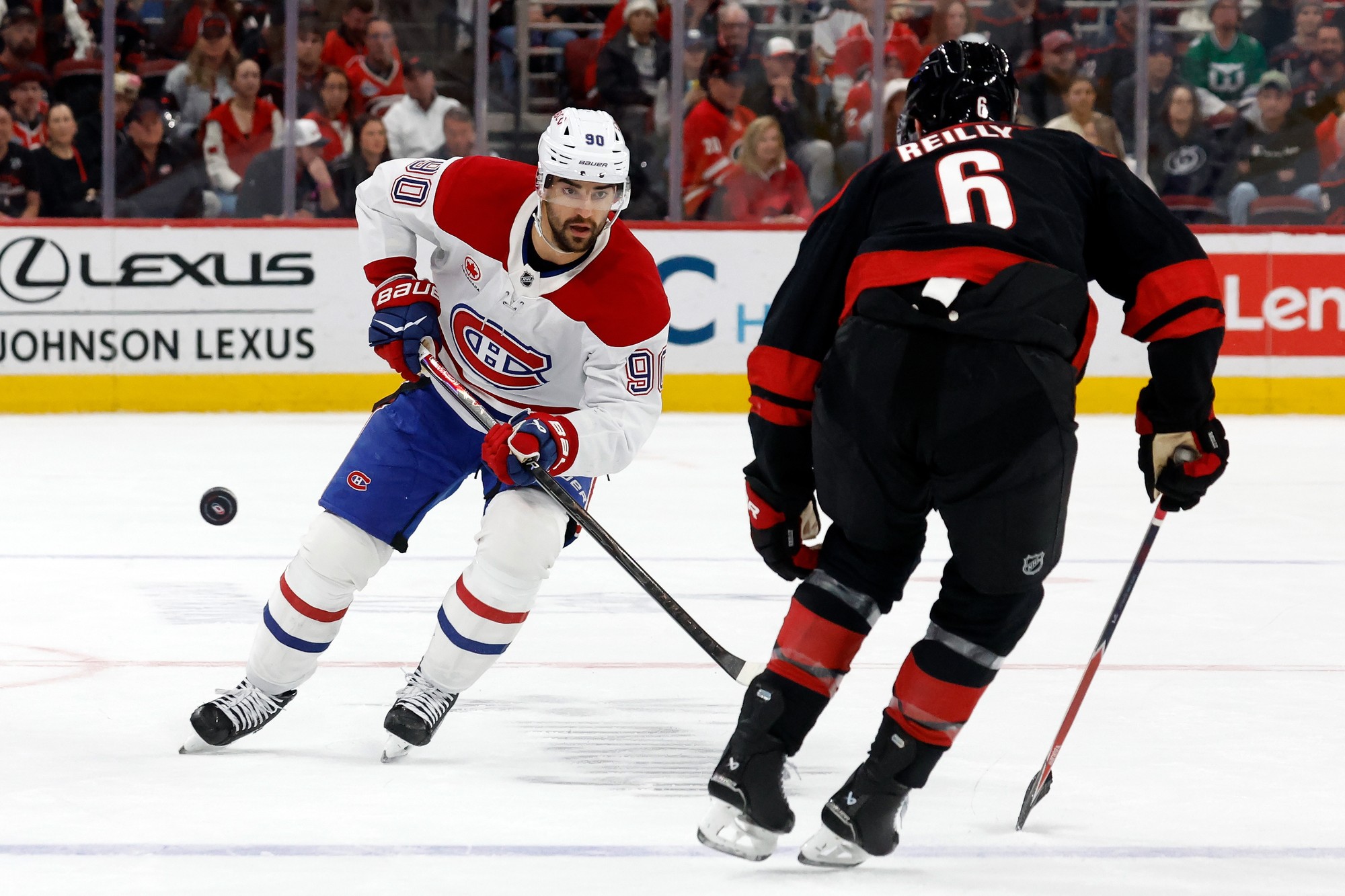 Zápas NHL: Carolina Hurricanes - Montreal Canadiens. 