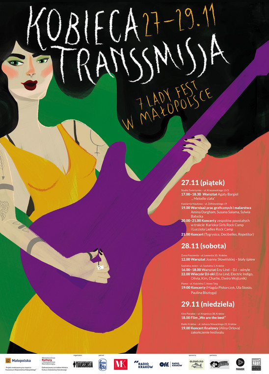 VII Kobieca Transsmisja - plakat